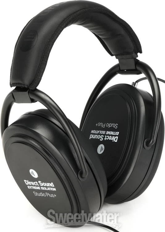 Direct Sound Studio Plus+ Isolating Headphones - Jet Black - Image 2 of 4