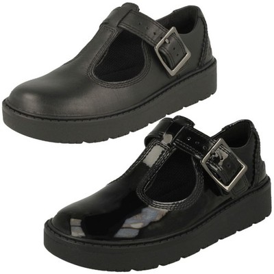 Clarks Mädchen Keil T-Riemen Schuhe - Plain Move K