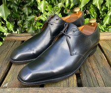 John Lobb - Sandon  - Black  Calf Leather Derby Shoes - UK 10  E