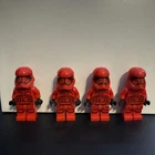 Lego Star Wars Sith Troopers Minifigure Lot Of 4 From 75266 Episode 9