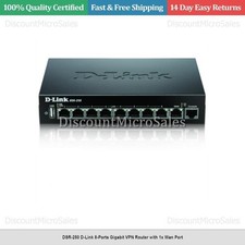 DSR-250 D-Link 8-Ports Gigabit VPN Router with 1x Wan Port