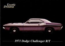 1971 Dodge Challenger Rt 93 1992 All Sports Marketing Exotic Dreams 1971 Dodge Challenger Rt 93 1992 All Sports Marketing Exotic Dreams