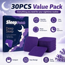 30PCS Sleep Patches Nighttime Wellness Plant-Based Comfort Patch Bedtime Routine