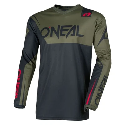 O'Neal 2026 Element Racewear Camiseta MX Motocross Verde Oliva - Imagen 1 de 2