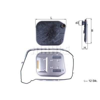 KNECHT Hydraulikfilter Automatikgetriebe für Audi Q5 3.0 TDI quattro SQ5 A6