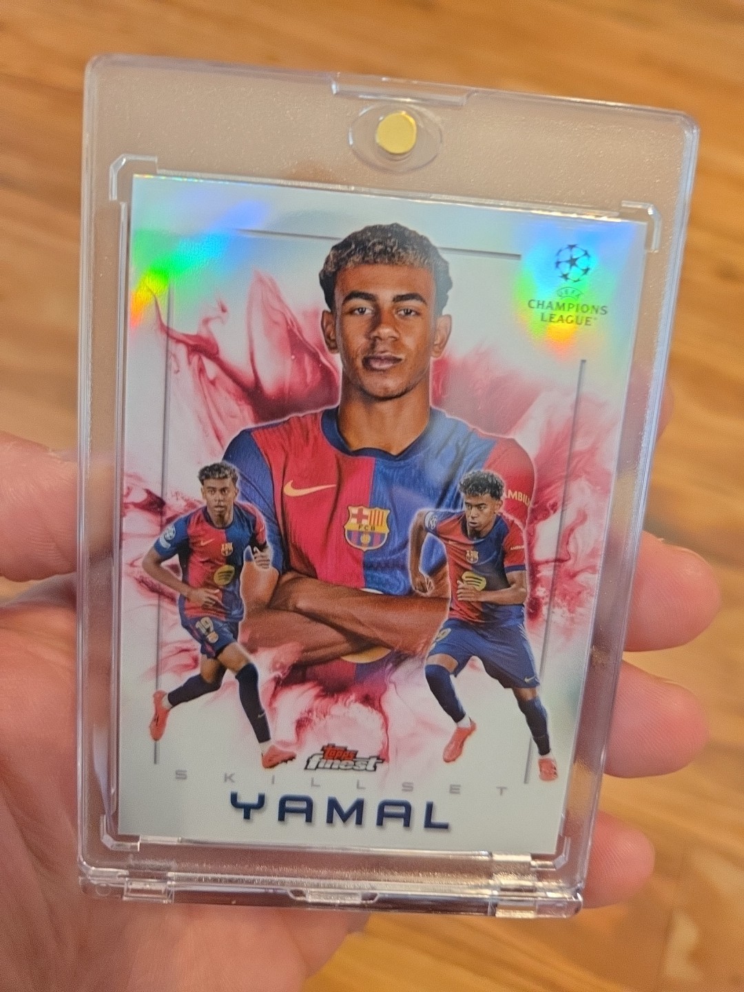 Lamine Yamal RARE REFRACTOR TOPPS FINEST INVESTMENT CARD SSP MINT view 1