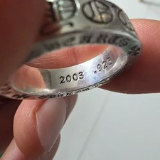 Chrome Hearts Leather Belt Strap - Size 32