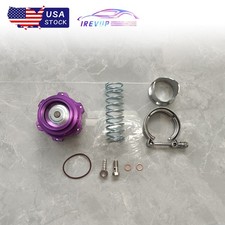 50mm Blow Off Valve Bov Wv-band Clamp Flange Spring Universal Aluminum Purple