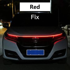 Rxz Led Daytime Running Light Scan Starting Car Hood Decorative Lights Drl Auto