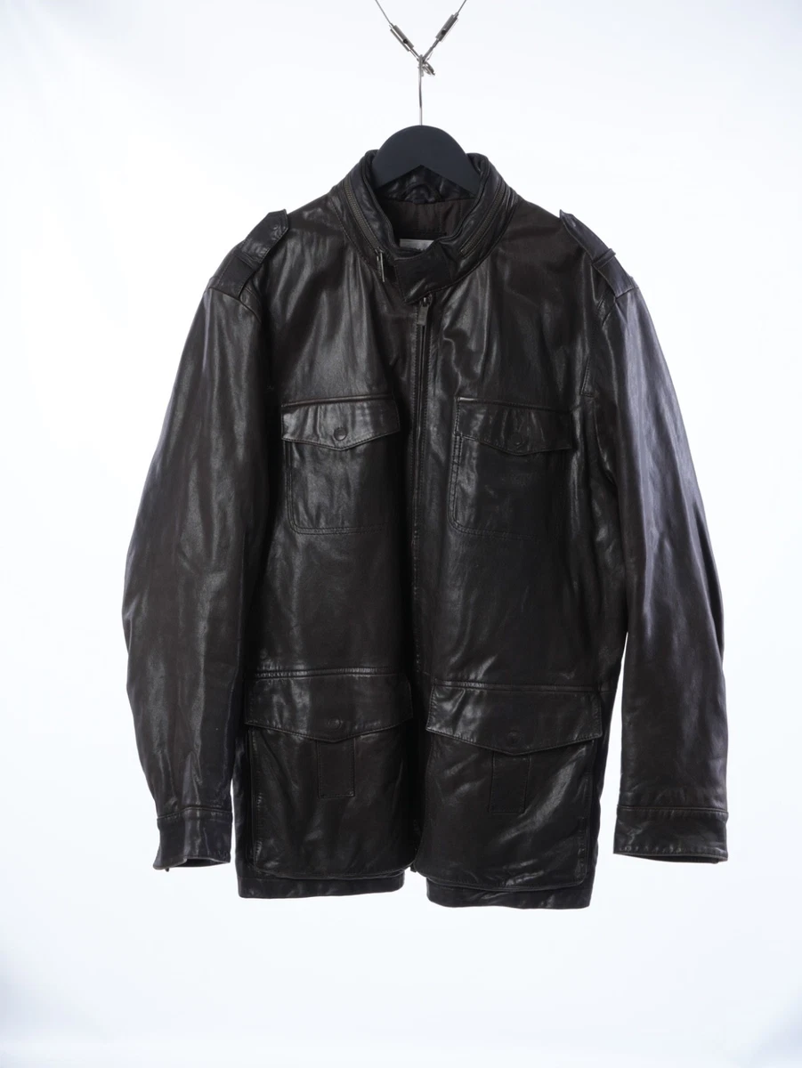 Armani Collezioni Coats, Jackets & Vests Leather Outer Shell for