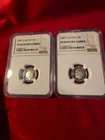 Pair of 2007 S ROOSEVELT SILVER 10c / DIMES NGC PF68 ULTRA CAMEO NGC Graded
