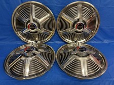 Vintage Set Of 4 1965 Ford Mustang 14 Spinner Hubcaps Fomoco Vintage Set Of 4 1965 Ford Mustang 14 Spinner Hubcaps Fomoco
