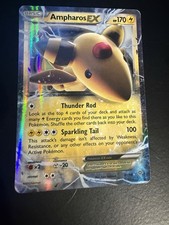 ⚡Pokemon TCG - Ampharos EX 27/98 – Ultra Rare Holo - Ancient Origins 2015 – LP
