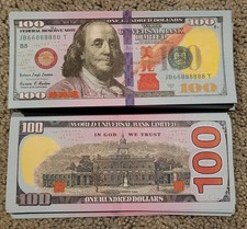  100 Dollar Bills Prop Motion Picture Money 8oz approx 320 pieces FAKE USA