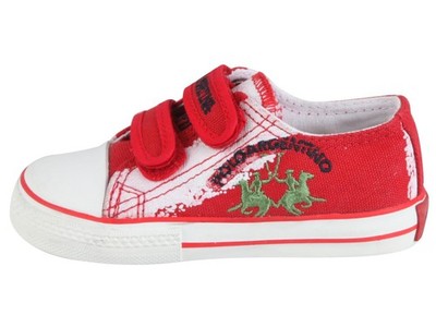 La Martina Polo Kinder Schuhe Jungen Low-Top Sneaker Canvas Shoes EU 25 UK 7.5