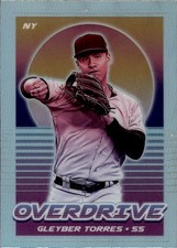 2021 Panini Chronicles Overdrive Holo #6 Gleyber Torres New York Yankees