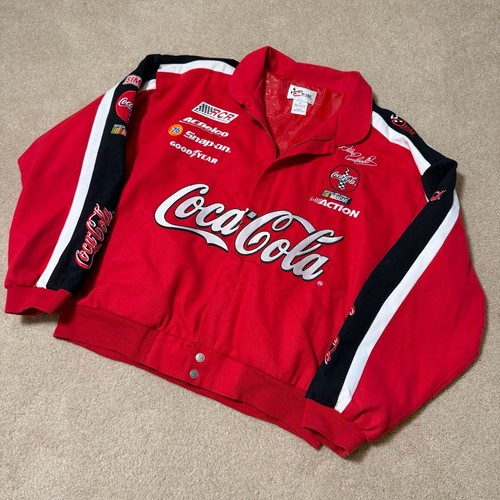 Vintage Dale Earnhardt Chase Authentics Coca-Cola NASCAR Racing Jacket