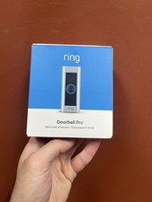 Ring Video Doorbell Pro Wired 1080p HD Smart Wi-Fi Camera Satin Nickel Alexa NEW