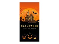 INNA-Glas Deko Halloween Trick Or Treat Hintergrund Banner Caitriona, 90X180Cm