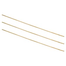 3Pcs H62 Brass Round Tube 3mm OD 0.5mm Wall Thickness 300mm Length Pipe Tubing