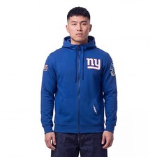 Pro Standard Mens NFL Classic Chenille Cotton Double Knit Full Zip Hoodie