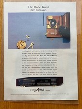 Fine Arts by Grundig High Class CD-Player HiFi Vintage Ad Werbung Reklame
