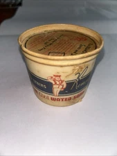 RARE Vintage Small White King Soap Box Container waxed cardboard- Empty