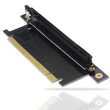 Pci-E 16x Riser CardPCI Express 3.0 16X Extension Cable 90 Degree High Speed ...