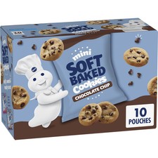 Pillsbury Mini Soft Baked Chocolate Chip Cookies 10 Snack Bags 10 oz