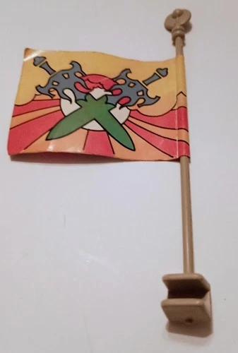 Castle Grayskull Flag Pole He-Man Masters Of The Universe Vintage MOTU Part