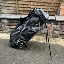 Callaway X Series Golf Stand Bag 6 Way Divider Shoulder Strap Black READ DESC