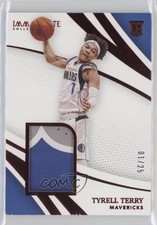 2020-21 Panini Immaculate Remarkable Rookie Jerseys Red 1/25 Tyrell Terry 0i1b