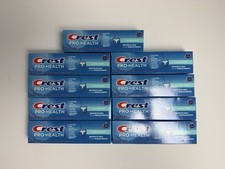 Lot of 9: Crest Pro-Health Toothpaste, Clean Mint, 4.3 oz Exp 2027/2028 0.78 per gallon