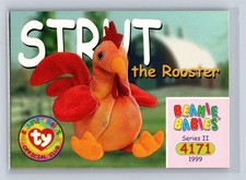 1999 Ty Beanie Babies II 231 Strut the Rooster