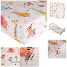 Non-Slip Mini Jungle Crib Sheet - Stylish Fitted Sheet for Boys  Girls Nursery
