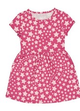 Wonder Nation Girls Short Sleeve Pink Play Dress with Pockets Size L PLUS