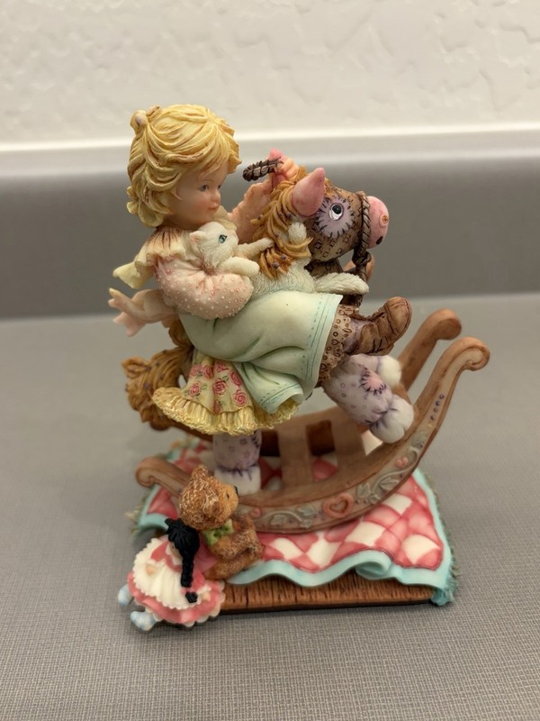 Laura’s Attic Rocking Horse Figurine, 1990, NIB, #432334 Where Shall We Go?