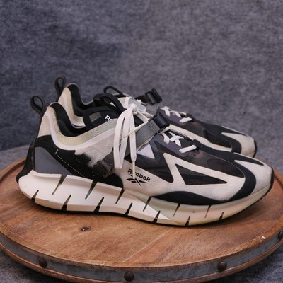 Reebok Zig Kinetica Concept Type 1 White Black Mens 12 Running Sneakers EG8914