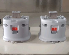 Nintendo Wii MotionPlus Adapter RVL-026 OEM Official White Lot of 2 Tested Works