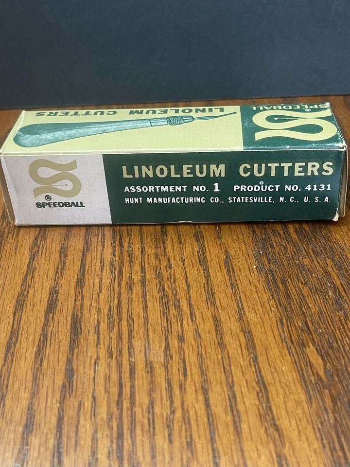 Speedball Linoleum Cutter 4131 Nos With Blades Instruction Sheet And Box USA - Image 2 of 4