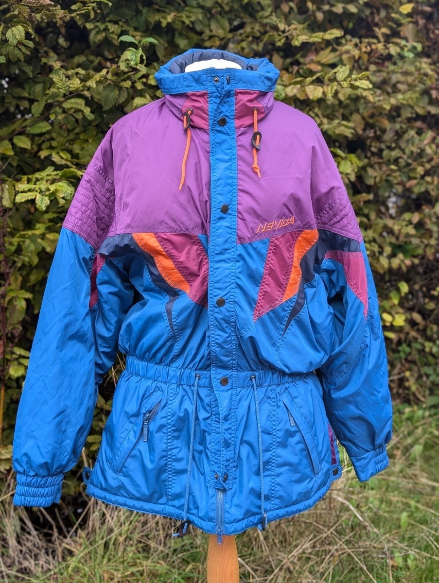 80s/90s Nevica Vintage Ski Jacket - Shell Suit Look 40/medium