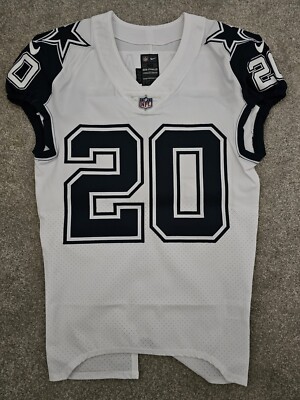 Tony Pollard Color Rush 2021 Game Issued Jersey Dallas Cowboys Tennessee  Titans