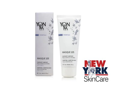Yonka Masque 105 Clarifying Mask 3.3oz / 75ml Dry Sensitive Skin Brand New