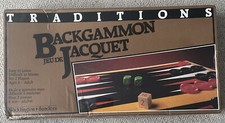 Backgammon (Jeu De Jacquet) Vintage Nuovo Sigillato Vecchio Stock Gioco da Tavolo Waddington