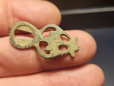 Late Roman/Byzantine bronze belt mount. Please read description. LA72v