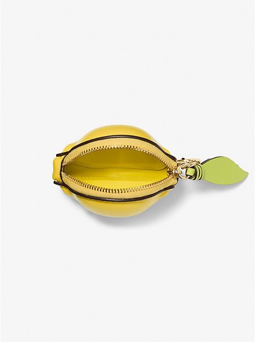 Neu mit Etikett Michael Kors Mirella kleine Umhängetasche aus Korbgeflecht Optik weiß zitrone Geldbörse - Bild 10 von 14