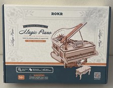 ROKR 3D Wooden Puzzle MAGIC PIANO Mechanical Music Box Melody Assembly Kit