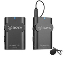 BOYA Digital Wireless Microphone Transmitter Receiver Dual Channel BY-WM4 PRO