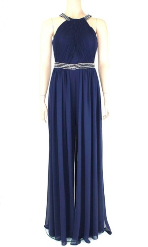 ABITO TUTA CERIMONIA DONNA MUSANI COUTURE CC500056 37 BLU PE NUOVO | eBay
