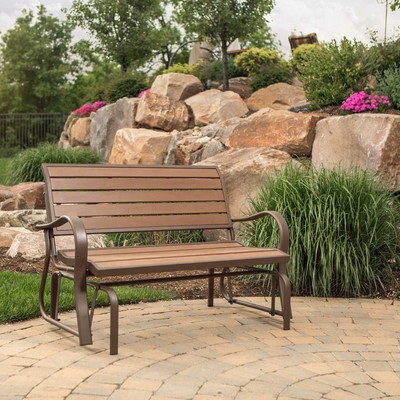 Lifetime Planeur Bench Cadre En Acier Resistant Aux Intemperies